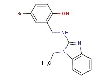 4-bromo-2-{[(1-ethyl-1H-benzimidazol-2-yl)amino]methyl}phenol