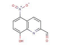 8-hydroxy-5-nitroquinoline-2-carbaldehyde 8-hydroxy-5-nitroquinoline-2-carbaldehyde