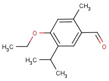4-ethoxy-5-isopropyl-2-methylbenzaldehyde 4-ethoxy-5-isopropyl-2-methylbenzaldehyde