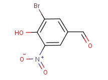 3-bromo-4-hydroxy-5-nitrobenzaldehyde 3-bromo-4-hydroxy-5-nitrobenzaldehyde