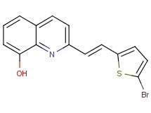 2-[(E)-2-(5-bromo-2-thienyl)vinyl]quinolin-8-ol