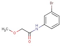 N-(3-bromophenyl)-2-methoxyacetamide