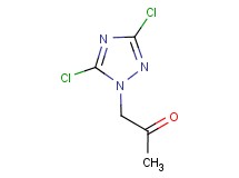 1-(3,5-dichloro-1H-1,2,4-triazol-1-yl)acetone 1-(3,5-dichloro-1H-1,2,4-triazol-1-yl)acetone