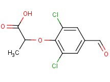 2-(2,6-dichloro-4-formylphenoxy)propanoic acid 2-(2,6-dichloro-4-formylphenoxy)propanoic acid