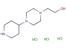 2-[4-(4-piperidinyl)-1-piperazinyl]ethanol trihydrochloride