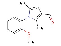 1-(2-methoxyphenyl)-2,5-dimethyl-1H-pyrrole-3-carbaldehyde 1-(2-methoxyphenyl)-2,5-dimethyl-1H-pyrrole-3-carbaldehyde