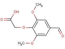 (4-formyl-2,6-dimethoxyphenoxy)acetic acid (4-formyl-2,6-dimethoxyphenoxy)acetic acid