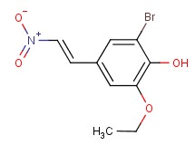 2-bromo-6-ethoxy-4-[(E)-2-nitrovinyl]phenol