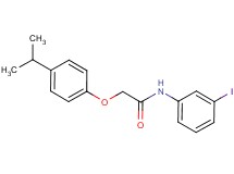 N-(3-iodophenyl)-2-(4-isopropylphenoxy)acetamide N-(3-iodophenyl)-2-(4-isopropylphenoxy)acetamide