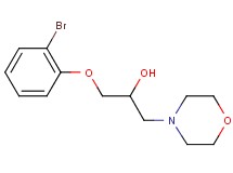 1-(2-bromophenoxy)-3-morpholin-4-ylpropan-2-ol