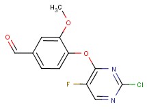 4-[(2-chloro-5-fluoropyrimidin-4-yl)oxy]-3-methoxybenzaldehyde