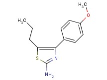 4-(4-methoxyphenyl)-5-propyl-1,3-thiazol-2-amine 4-(4-methoxyphenyl)-5-propyl-1,3-thiazol-2-amine