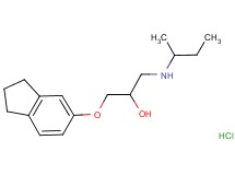 1-(sec-butylamino)-3-(2,3-dihydro-1H-inden-5-yloxy)-2-propanol hydrochloride