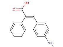 (2E)-3-(4-aminophenyl)-2-phenylacrylic acid (2E)-3-(4-aminophenyl)-2-phenylacrylic acid