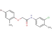 2-(4-bromo-2-methylphenoxy)-N-(3-chloro-4-methylphenyl)acetamide