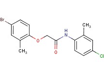 2-(4-bromo-2-methylphenoxy)-N-(4-chloro-2-methylphenyl)acetamide