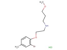 N-[2-(2-bromo-4-methylphenoxy)ethyl]-3-methoxy-1-propanamine hydrochloride