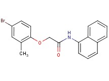 2-(4-bromo-2-methylphenoxy)-N-1-naphthylacetamide
