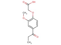 (2-methoxy-4-propionylphenoxy)acetic acid (2-methoxy-4-propionylphenoxy)acetic acid