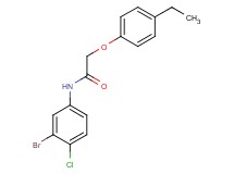 N-(3-bromo-4-chlorophenyl)-2-(4-ethylphenoxy)acetamide