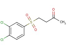 4-[(3,4-dichlorophenyl)sulfonyl]butan-2-one