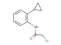2-chloro-N-(2-cyclopropylphenyl)acetamide 2-chloro-N-(2-cyclopropylphenyl)acetamide
