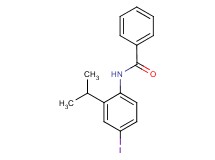 N-(4-iodo-2-isopropylphenyl)benzamide N-(4-iodo-2-isopropylphenyl)benzamide