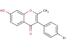 3-(4-bromophenyl)-7-hydroxy-2-methyl-4H-chromen-4-one 3-(4-bromophenyl)-7-hydroxy-2-methyl-4H-chromen-4-one