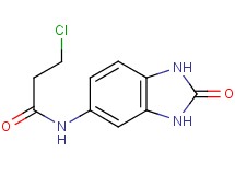 3-chloro-N-(2-oxo-2,3-dihydro-1H-benzimidazol-5-yl)propanamide 3-chloro-N-(2-oxo-2,3-dihydro-1H-benzimidazol-5-yl)propanamide