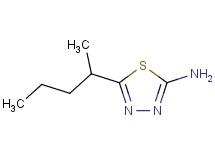 5-(1-methylbutyl)-1,3,4-thiadiazol-2-amine 5-(1-methylbutyl)-1,3,4-thiadiazol-2-amine