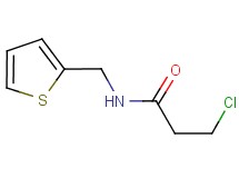 3-chloro-N-(2-thienylmethyl)propanamide 3-chloro-N-(2-thienylmethyl)propanamide