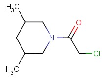 1-(chloroacetyl)-3,5-dimethylpiperidine 1-(chloroacetyl)-3,5-dimethylpiperidine