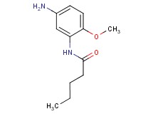 N-(5-amino-2-methoxyphenyl)pentanamide N-(5-amino-2-methoxyphenyl)pentanamide