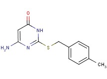 6-amino-2-[(4-methylbenzyl)thio]-4(3H)-pyrimidinone