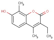 3-ethyl-7-hydroxy-4,8-dimethyl-2H-chromen-2-one 3-ethyl-7-hydroxy-4,8-dimethyl-2H-chromen-2-one