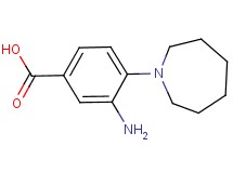 3-amino-4-(1-azepanyl)benzoic acid 3-amino-4-(1-azepanyl)benzoic acid