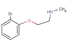 2-(2-bromophenoxy)-N-methylethanamine 2-(2-bromophenoxy)-N-methylethanamine
