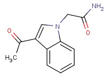 2-(3-acetyl-1H-indol-1-yl)acetamide 2-(3-acetyl-1H-indol-1-yl)acetamide
