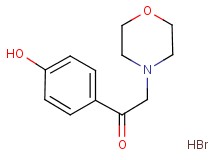 1-(4-hydroxyphenyl)-2-(4-morpholinyl)ethanone hydrobromide 1-(4-hydroxyphenyl)-2-(4-morpholinyl)ethanone hydrobromide