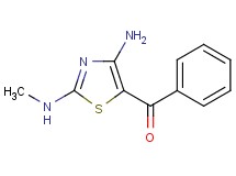 [4-amino-2-(methylamino)-1,3-thiazol-5-yl](phenyl)methanone