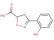 3-(2-hydroxyphenyl)-4,5-dihydro-5-isoxazolecarboxylic acid 3-(2-hydroxyphenyl)-4,5-dihydro-5-isoxazolecarboxylic acid