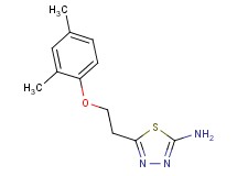 5-[2-(2,4-dimethylphenoxy)ethyl]-1,3,4-thiadiazol-2-amine