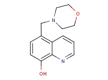 5-(4-morpholinylmethyl)-8-quinolinol 5-(4-morpholinylmethyl)-8-quinolinol