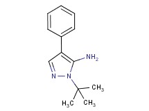 1-tert-butyl-4-phenyl-1H-pyrazol-5-amine 1-tert-butyl-4-phenyl-1H-pyrazol-5-amine