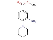methyl 3-amino-4-(1-piperidinyl)benzoate methyl 3-amino-4-(1-piperidinyl)benzoate
