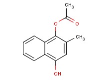 4-hydroxy-2-methyl-1-naphthyl acetate 4-hydroxy-2-methyl-1-naphthyl acetate