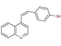 4-[2-(4-quinolinyl)vinyl]phenol