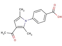4-(3-acetyl-2,5-dimethyl-1H-pyrrol-1-yl)benzoic acid 4-(3-acetyl-2,5-dimethyl-1H-pyrrol-1-yl)benzoic acid