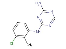 N-(3-chloro-2-methylphenyl)-1,3,5-triazine-2,4-diamine N-(3-chloro-2-methylphenyl)-1,3,5-triazine-2,4-diamine