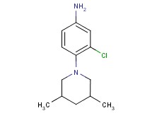 3-chloro-4-(3,5-dimethyl-1-piperidinyl)aniline 3-chloro-4-(3,5-dimethyl-1-piperidinyl)aniline